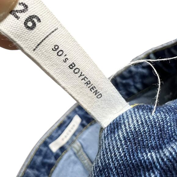 PacSun 90’s Boyfriend Jeans - Size 26, Two-Tone Denim, High-Waisted Fit - Picture 7 of 16